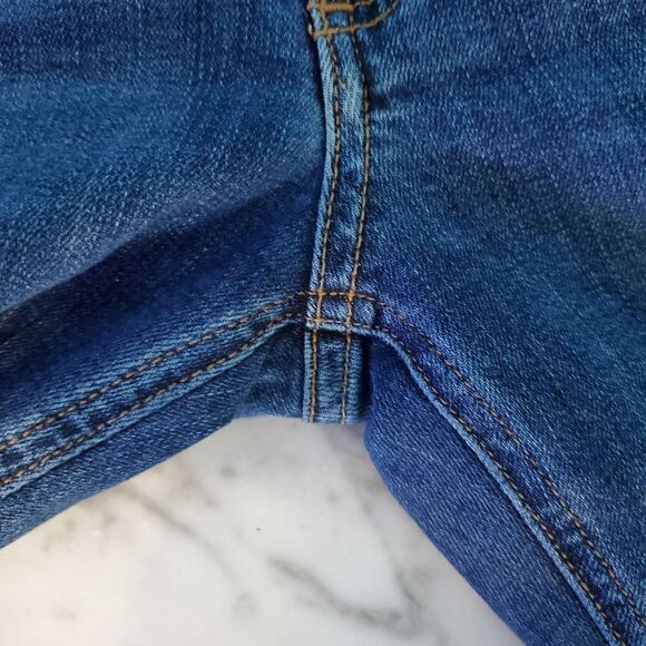 Rag & Bone Skinny Highly Distressed Medium Wash Denim Jeans - Picture 5 of 9